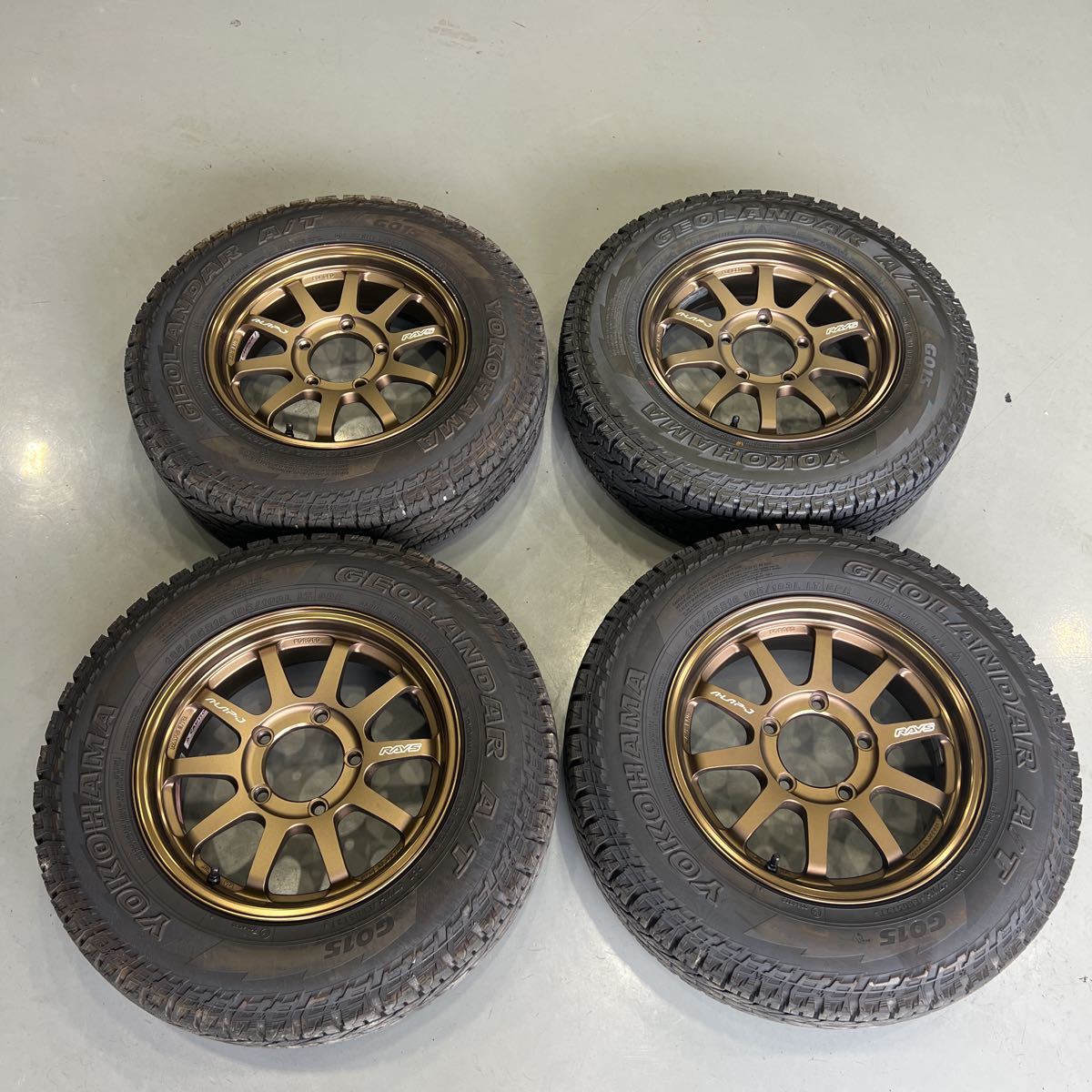 RAYS 鍛造16インチ ジムニー用 美品 5×139.7 5.5j×16 ET20 185/85R16 