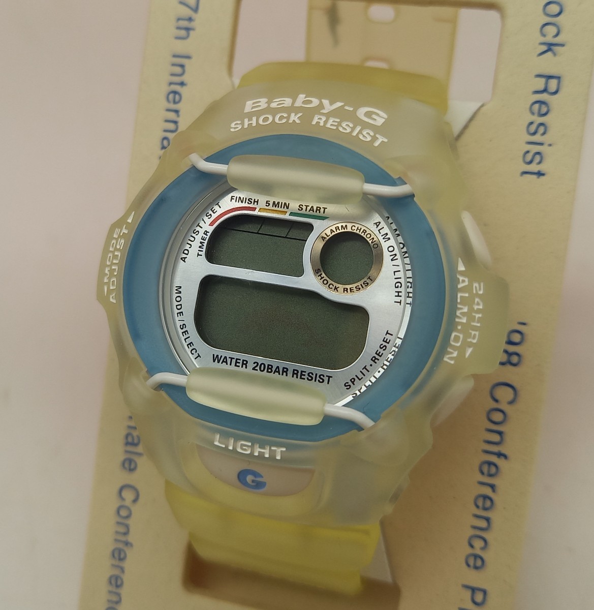 □A CASIO 未使用保管品 G-SHOCK Baby-G BG-370K-9T 1998年 第7回 