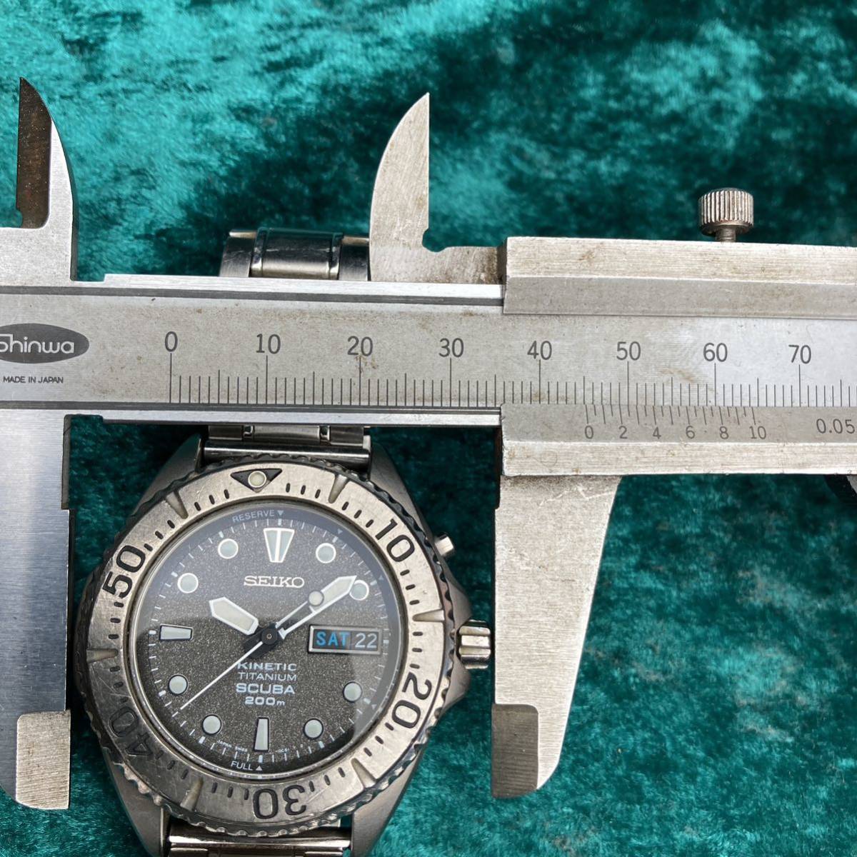 ☆ビンテージ☆精工舎☆SEIKO☆セイコー☆KINETIC☆SCUBA☆200M