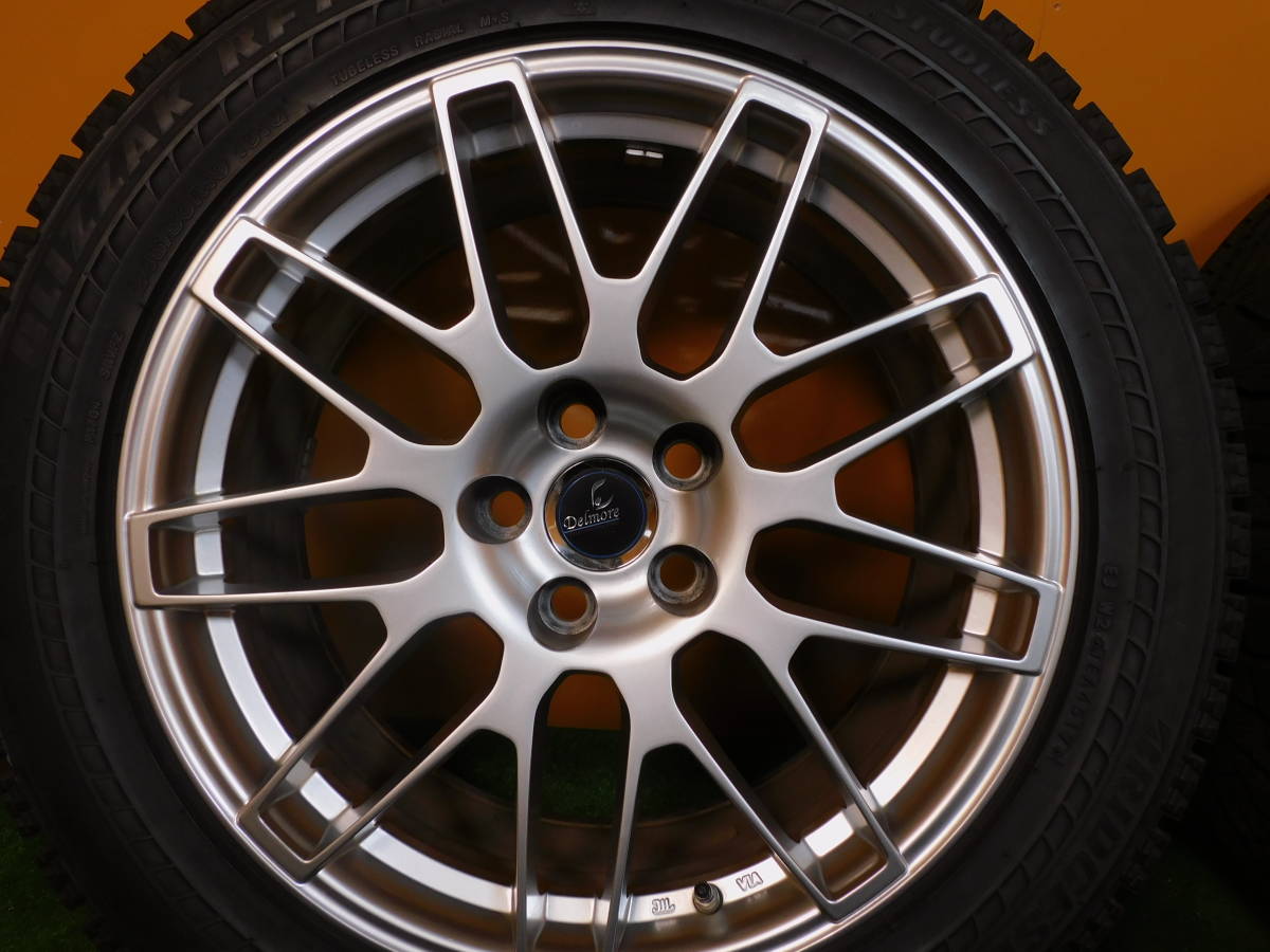 245/50R19 BRIDGESTONE BLIZZAK RFT 製造年2017 4本 アルミホイール 19