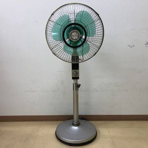 正規品，セール 14 サンヨー EF 6NAY 扇風機 ダイナミック W 普及 卓上 扇 3枚 羽根 首振 動作確認済 青 ブルー 30cm SANYO◆家電 当時物 昭和 レトロ