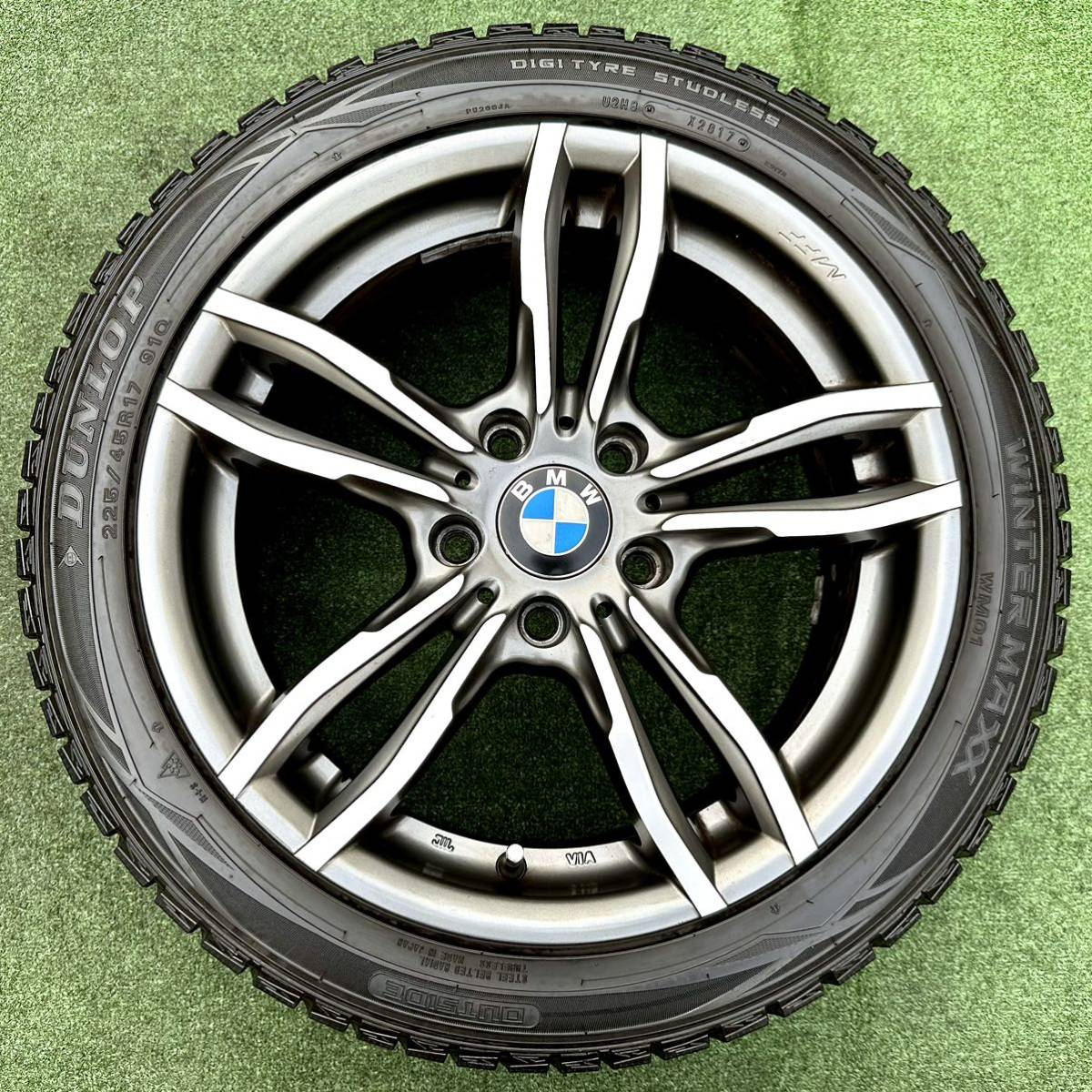 MAK MFF FLOW FORGED 17インチ アルミホイール☆DUNLOP 225/45R17 4本 