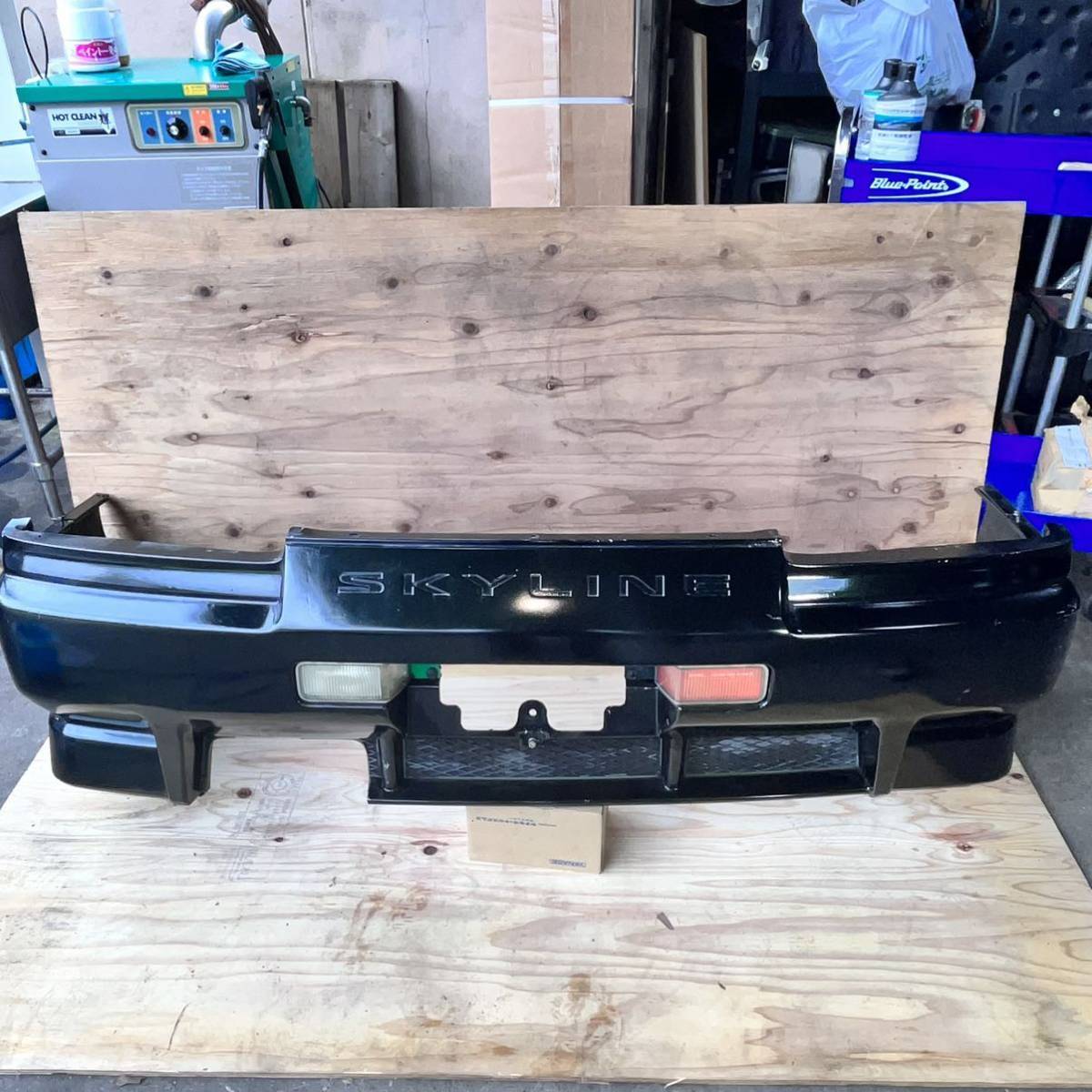 【中古良品】ER34 2ドアクーペ アルティア リアバンパー ENR34 R34 スカイライン SKYLINE 純正オプション 品 リヤ R バンパー OP品 エアロ