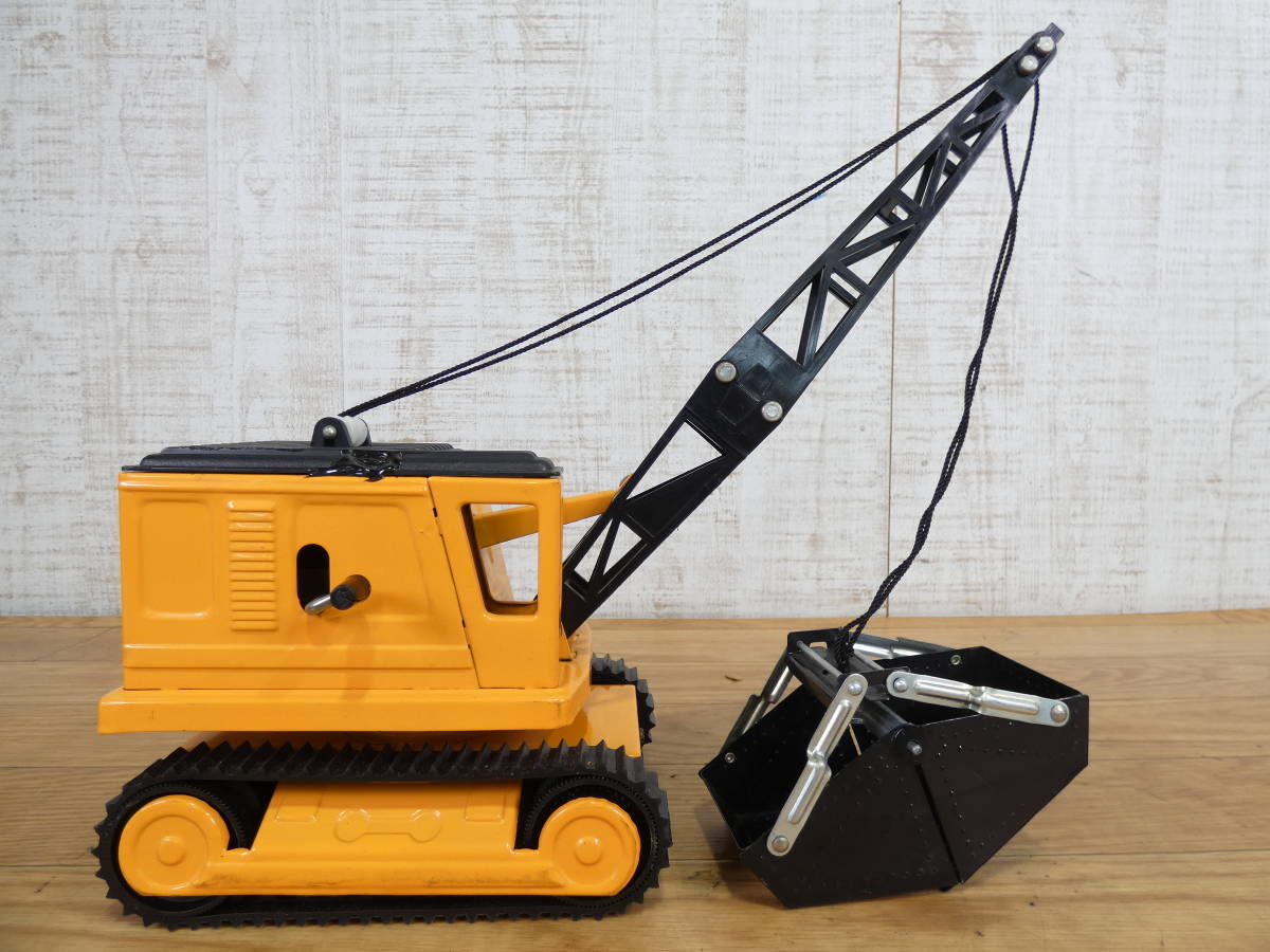 Tonka/トンカ ブリキ玩具 P&H T-8 バケットクレーン車 オレンジ 全長約 