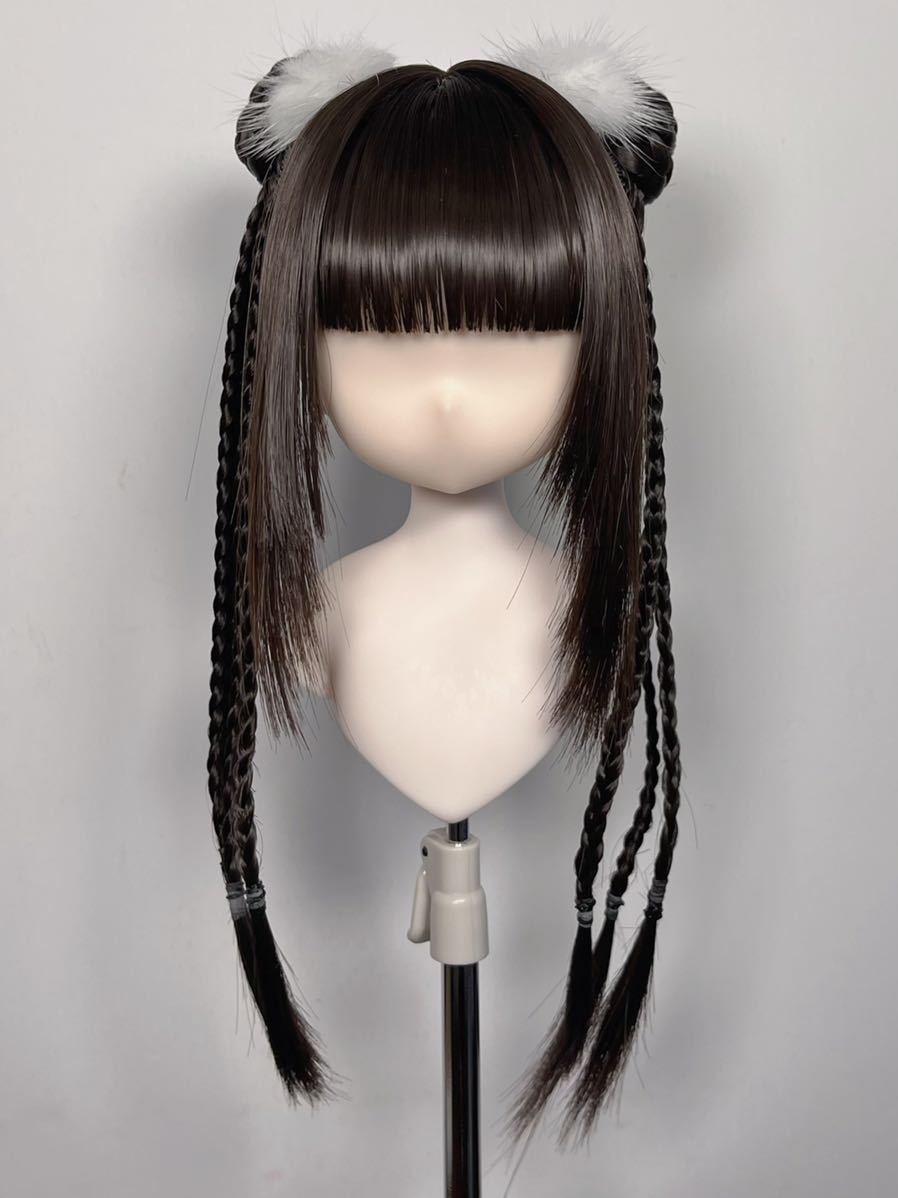 キツネの美容院カスタム ウィッグ 中華風 DD MDD SD 1⁄3 サイズ 8-