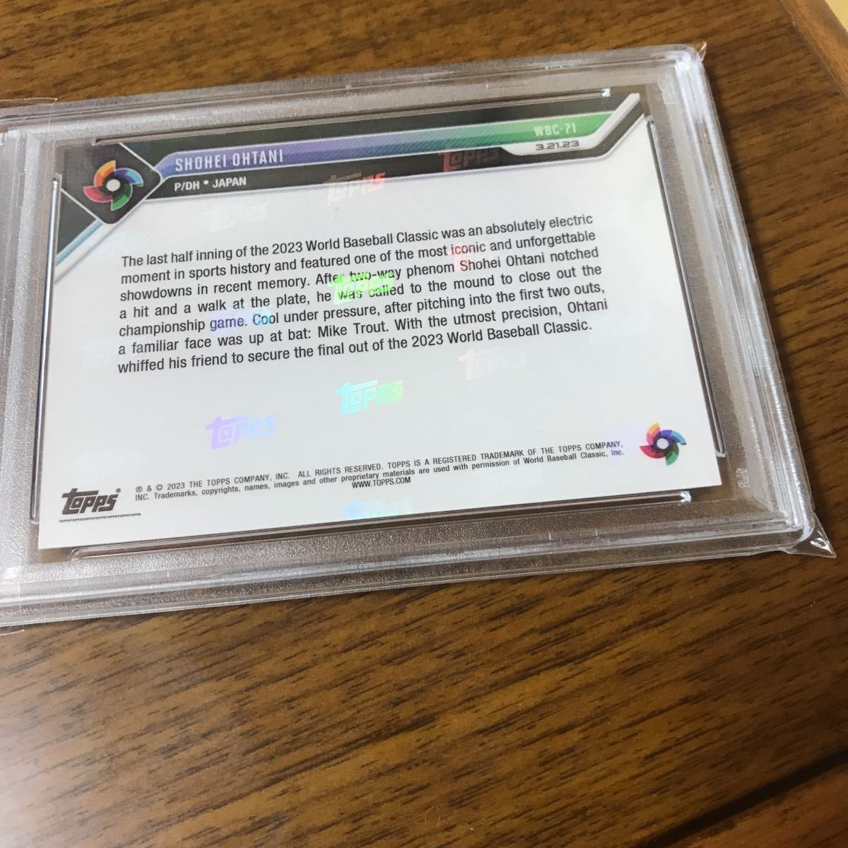 PSA 10 GEM MT 鑑定済] 大谷翔平 SHOHEI OHTANI 2023 TOPPS NOW WORLD 