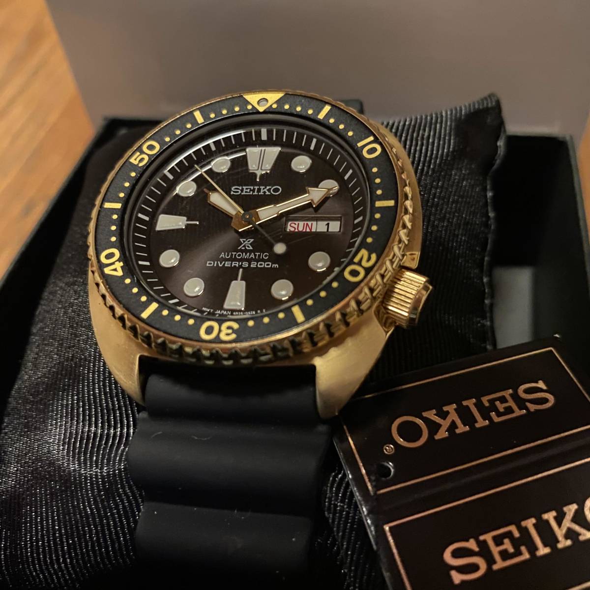 SEIKO SRPC44 デッドストック 復刻 3rdダイバー ゴールド タートル 