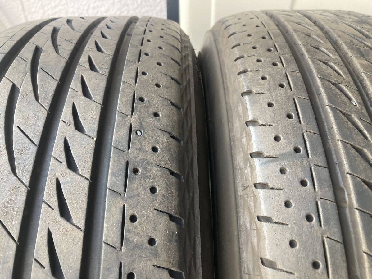 215/60R17 (96H) ブリヂストン REGNO GRVII 中古2本 2019年製 バリ山 215/60/17 レグノ　夏タイヤ 215&frasl;60R17 96H REGNO 国産 GRV2 通販・タイヤ交換なら