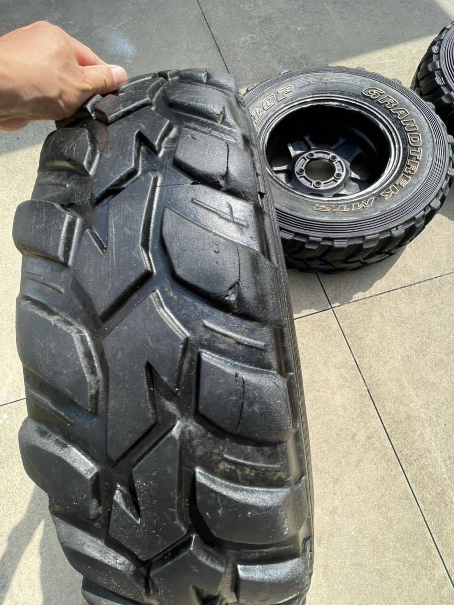 中古 ダンロップ グラントレック MT2 LT 235/85R16 4本 タイヤ  