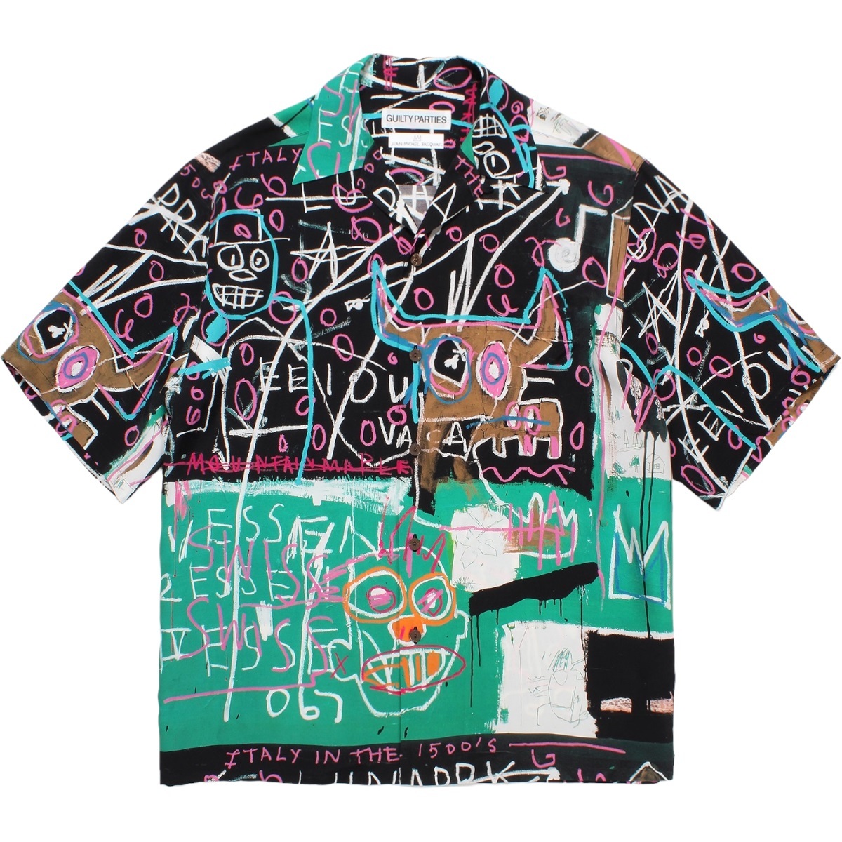 WACKOMARIA JEAN-MICHEL BASQUIAT HAWAIIAN SHIRT TYPE-5 ワコマリア  