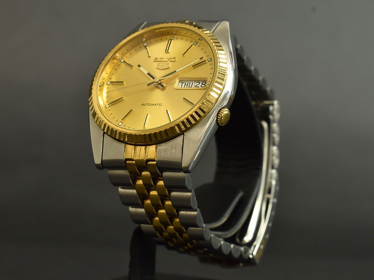 148286△美品 動作確認済 SEIKO セイコー セイコー5 腕時計 自動巻き 