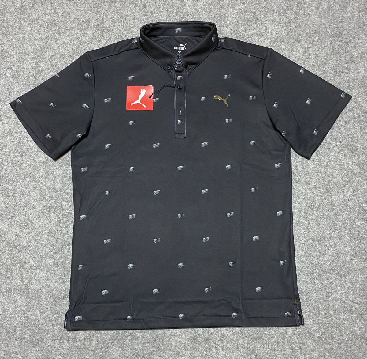 送料350円～◇新品◇PUMA GOLF プーマゴルフ◇Mサイズ◇FORM STRIPEグラフィック SS ポロシャツ_1