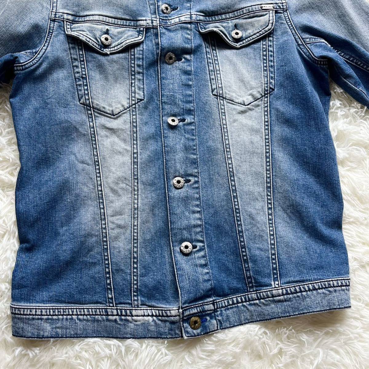 元の価格の販売 極美品/Lサイズ○DIESEL ディーゼル デニムジャケット