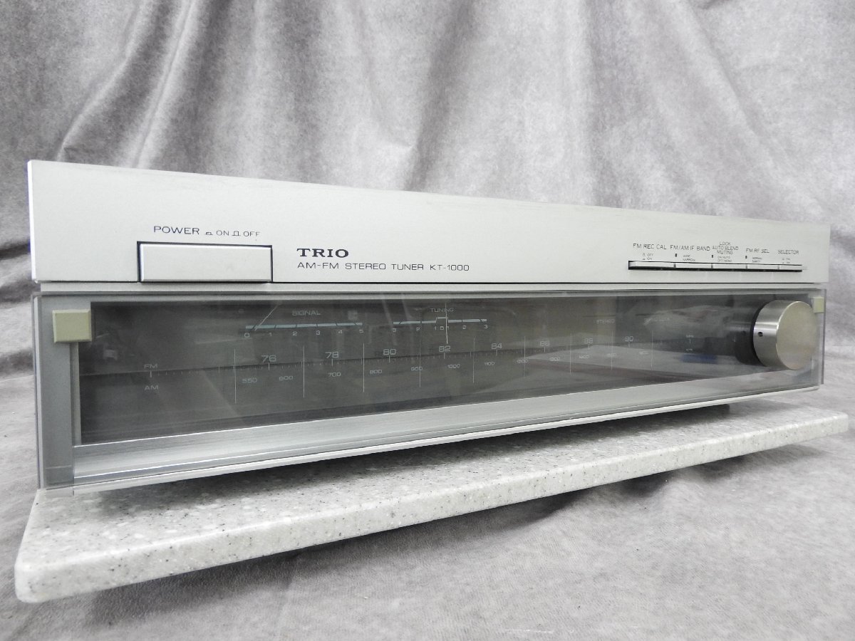 ☆ TRIO トリオ KT-1000 AM/FM ステレオ チューナー ☆現状品☆ TRIO