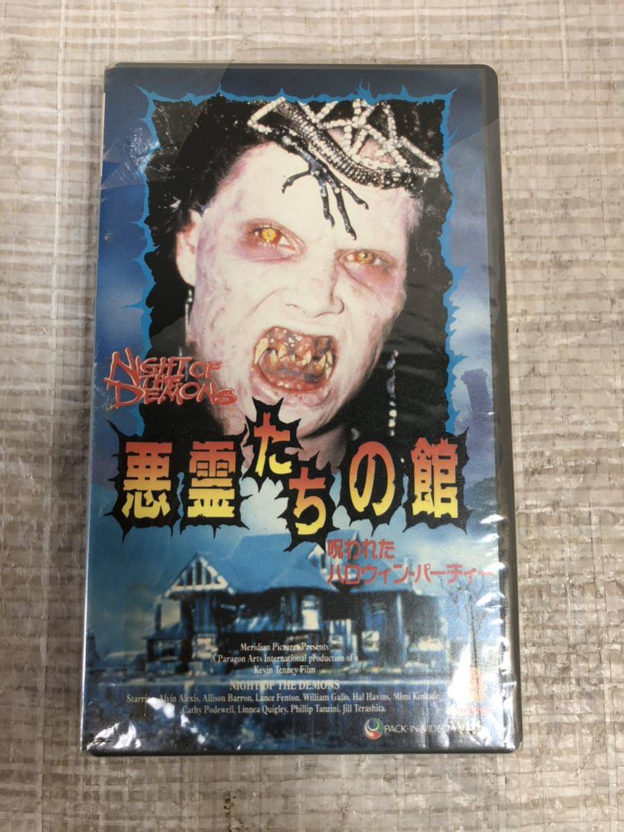 VHS 映画 悪霊たちの館 呪われたハロウィンパーティー ケビン・S