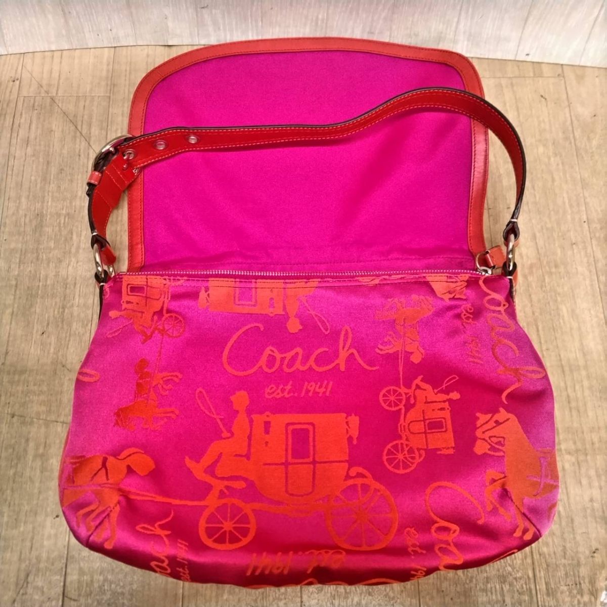 N641-000-000 COACH コーチ ホース&キャリッジ ショルダーバッグ 