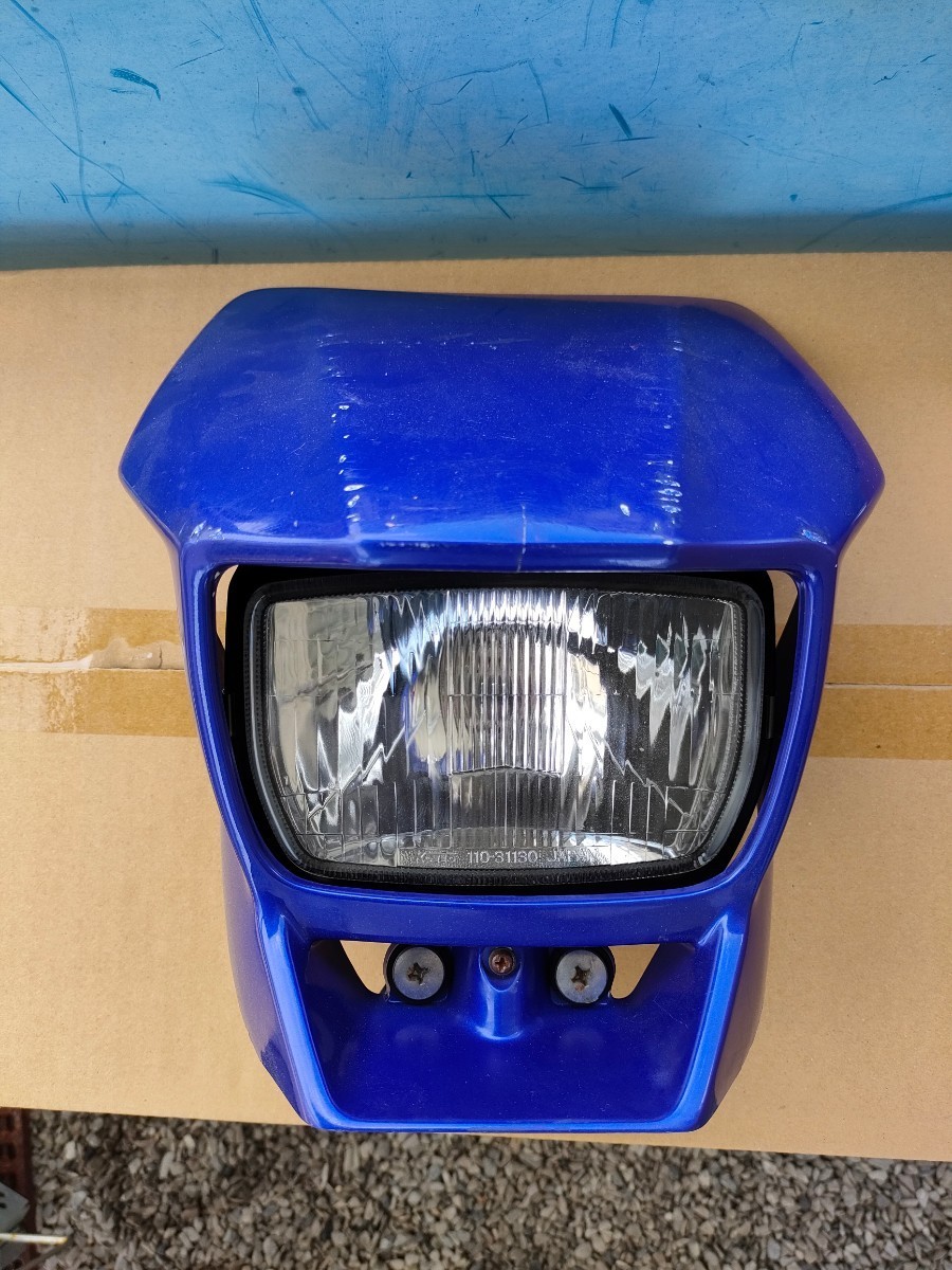 DT230ランツァ カウル 青 ヤマハ 純正 中古 バイク（DT230ランツァ 実 