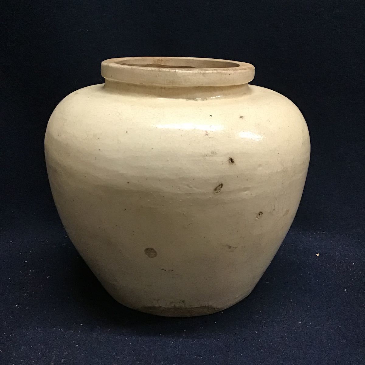 明治期 白薩摩 金襴手 人物文 蓋物 盛上金彩 細密画 割れなし