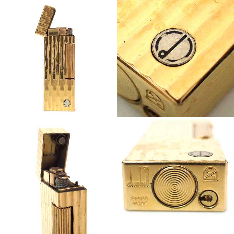 434【売切り】dunhill ダンヒル ライター まとめて3個セット ゴールド 