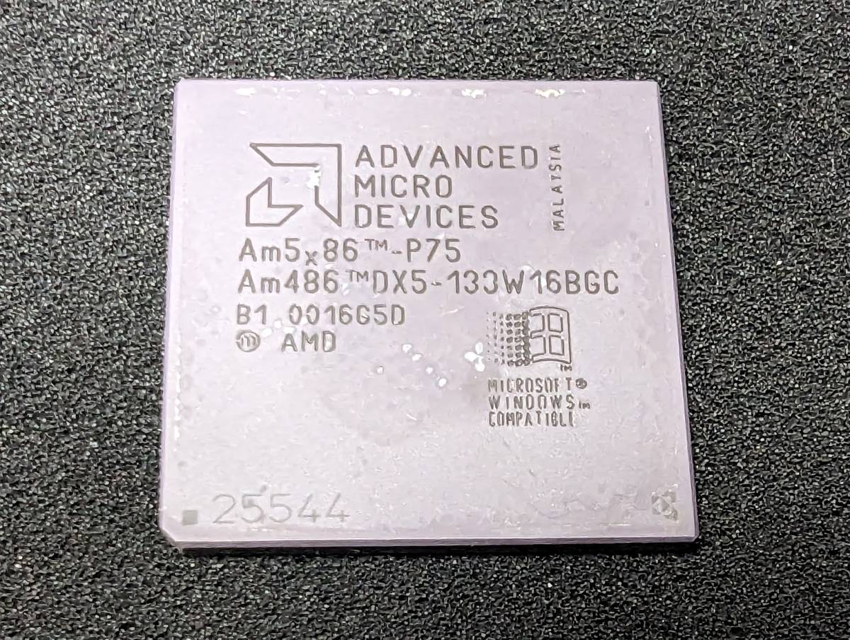AMD Am5x86-P75 Am486 DX5-133W16BGC(AMD)|売買されたオークション情報、yahooの商品情報をアーカイブ ...