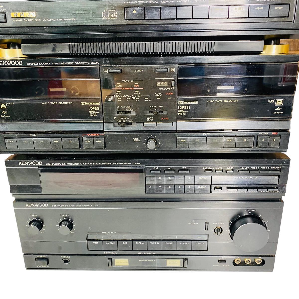 KENWOOD ケンウッド ROXY DG1 システムコンポ リモコン付き(システム