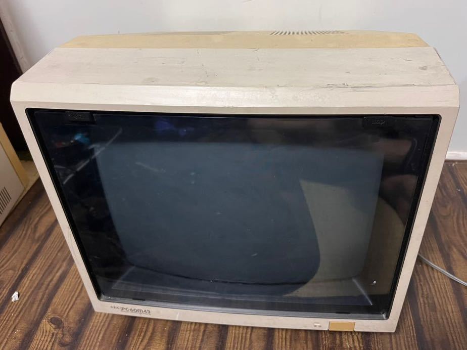 キャラクタディスプレイ CRT NEC PC-60m43 ジャンク品 PC-6601 PC-98