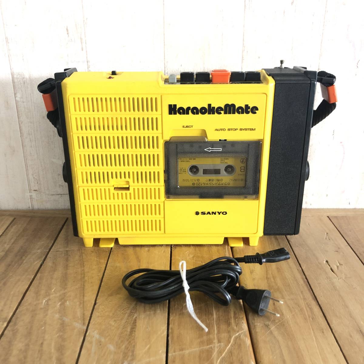 ▽【通電OK】SANYO 三洋電機 PAT-8100 KaraokeMate カラオケカセット