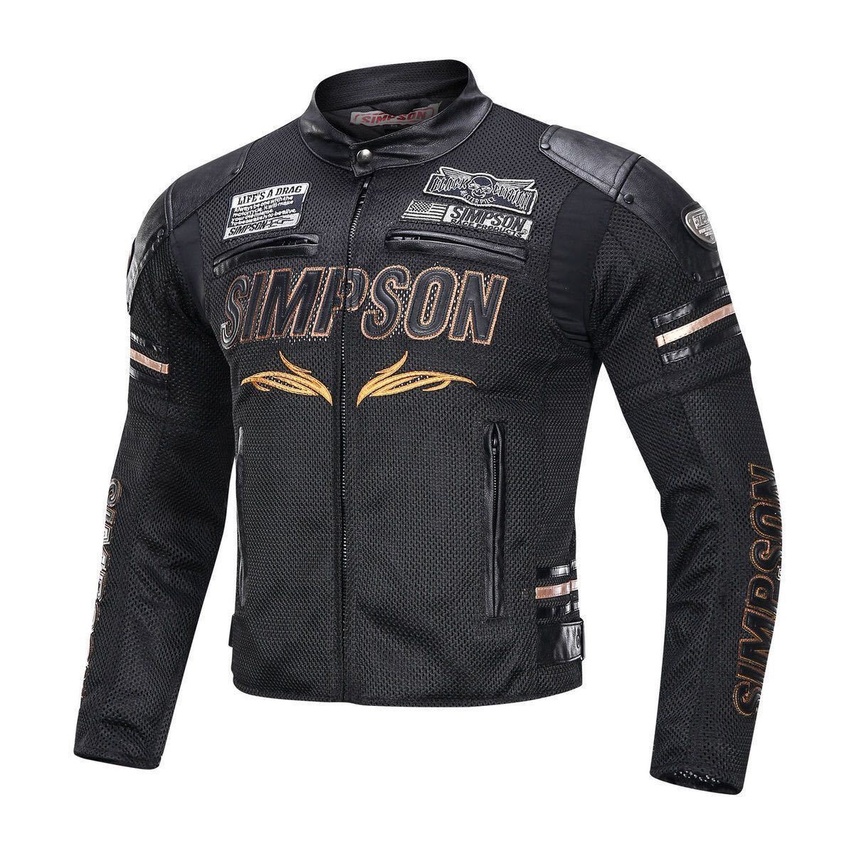 新品 バイク用ジャケット 夏用 メッシュジャケット 通気性