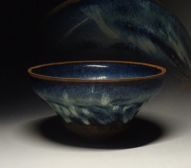 緑屋i□ 中国古玩 窯変天目 禾目天目 天目茶碗 建窯 天目釉 唐物