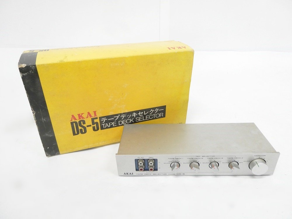○ AKAI アカイ DS-5 TAPE DECK SELECTOR テープデッキ セレクター 箱