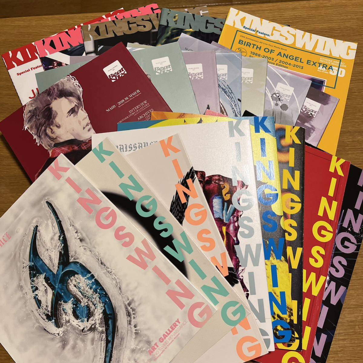 氷室京介 ファンクラブ会報誌のKING SWING セット(氷室京介)｜売買され