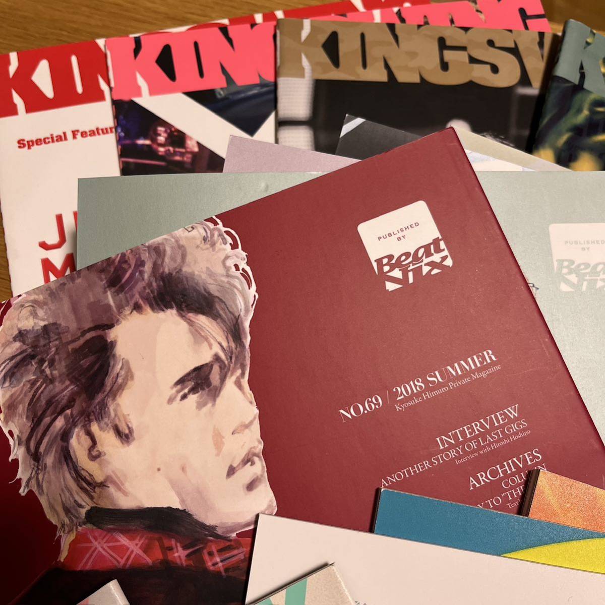 氷室京介 ファンクラブ会報誌のKING SWING セット(氷室京介)｜売買され