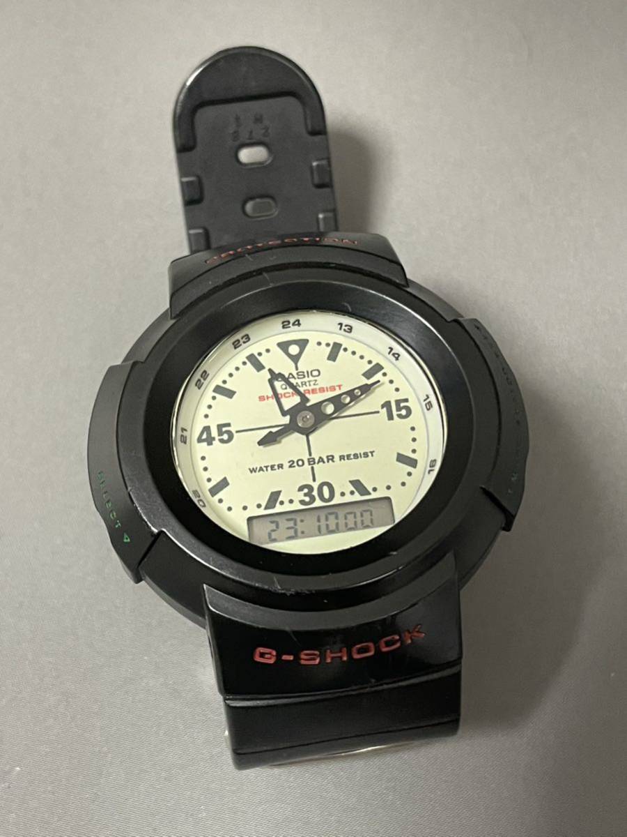 G-SHOCK AW500B-7 蓄光アナログ CASIO AW-500B-7 G-SHOCK アナログ 蓄光モデル カシオ アナデジ