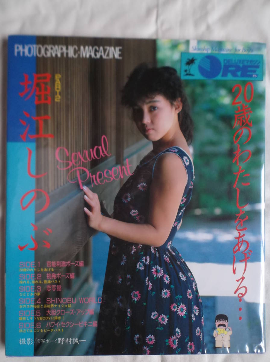 堀江しのぶ 写真集 20歳のわたしをあげる ムック本 大型（ 約 縦26 