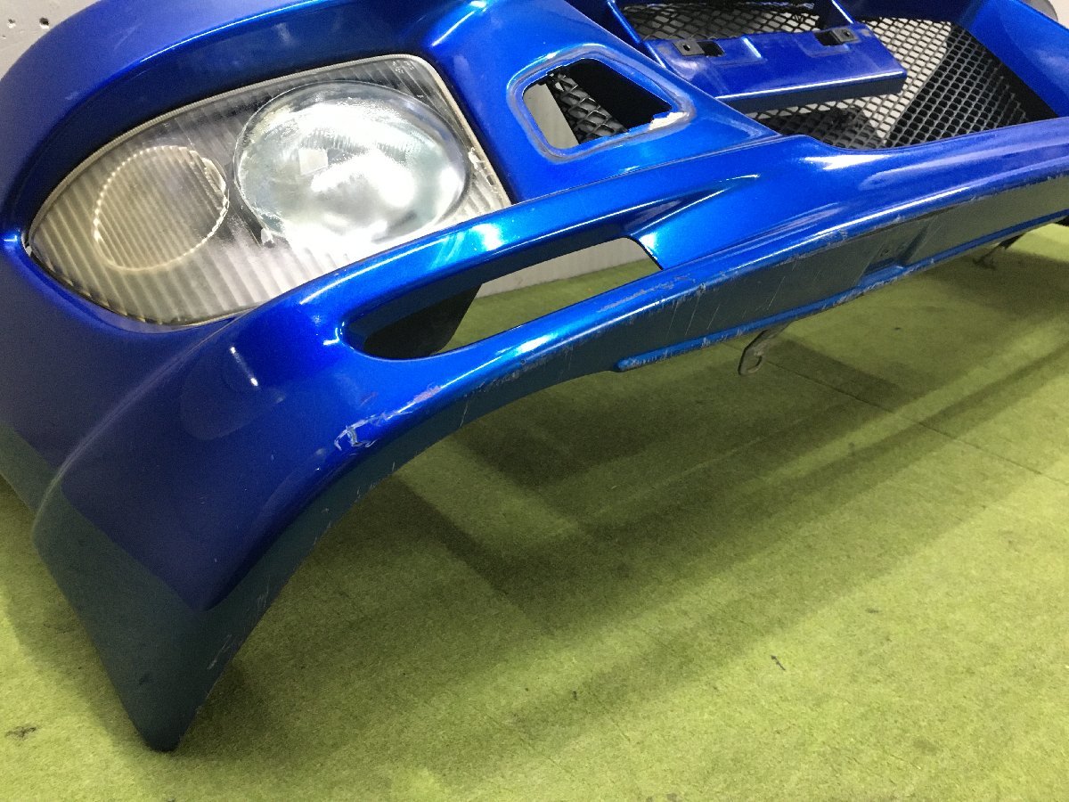 プレオ RA1 フロントバンパー 純正 フォグ付 要補修 ジャンク 後期 RS  