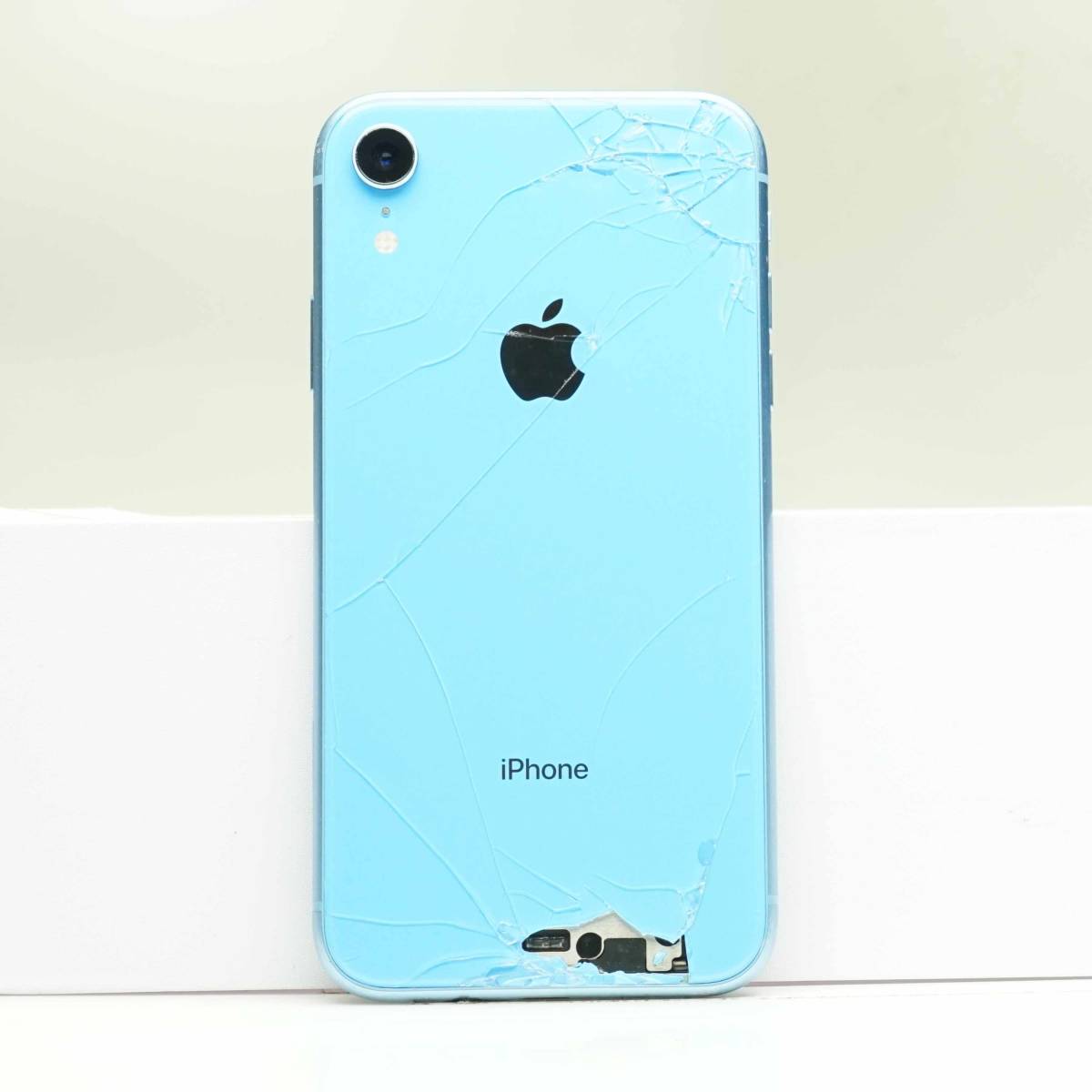 美品】iPhone XR 64GB ブルー SIMフリー 本体 動作品 ブルー iPhone XR