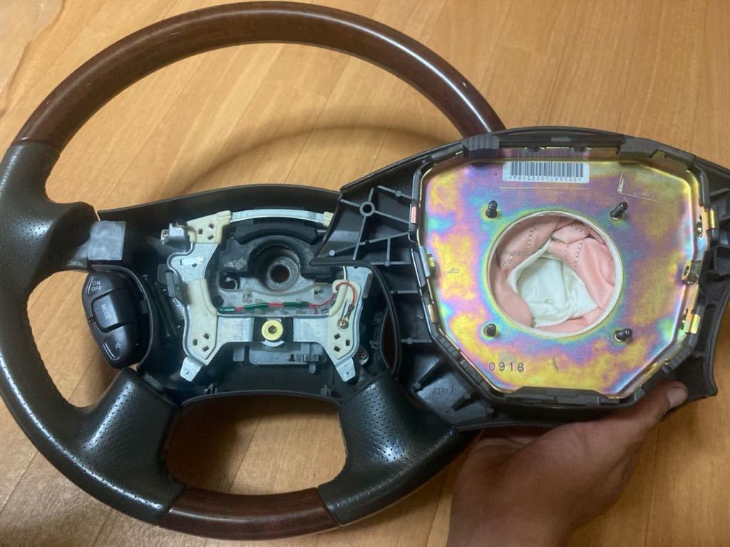 y33 セドリック グロリア ステアリング ハンドル 木目調(ステアリング