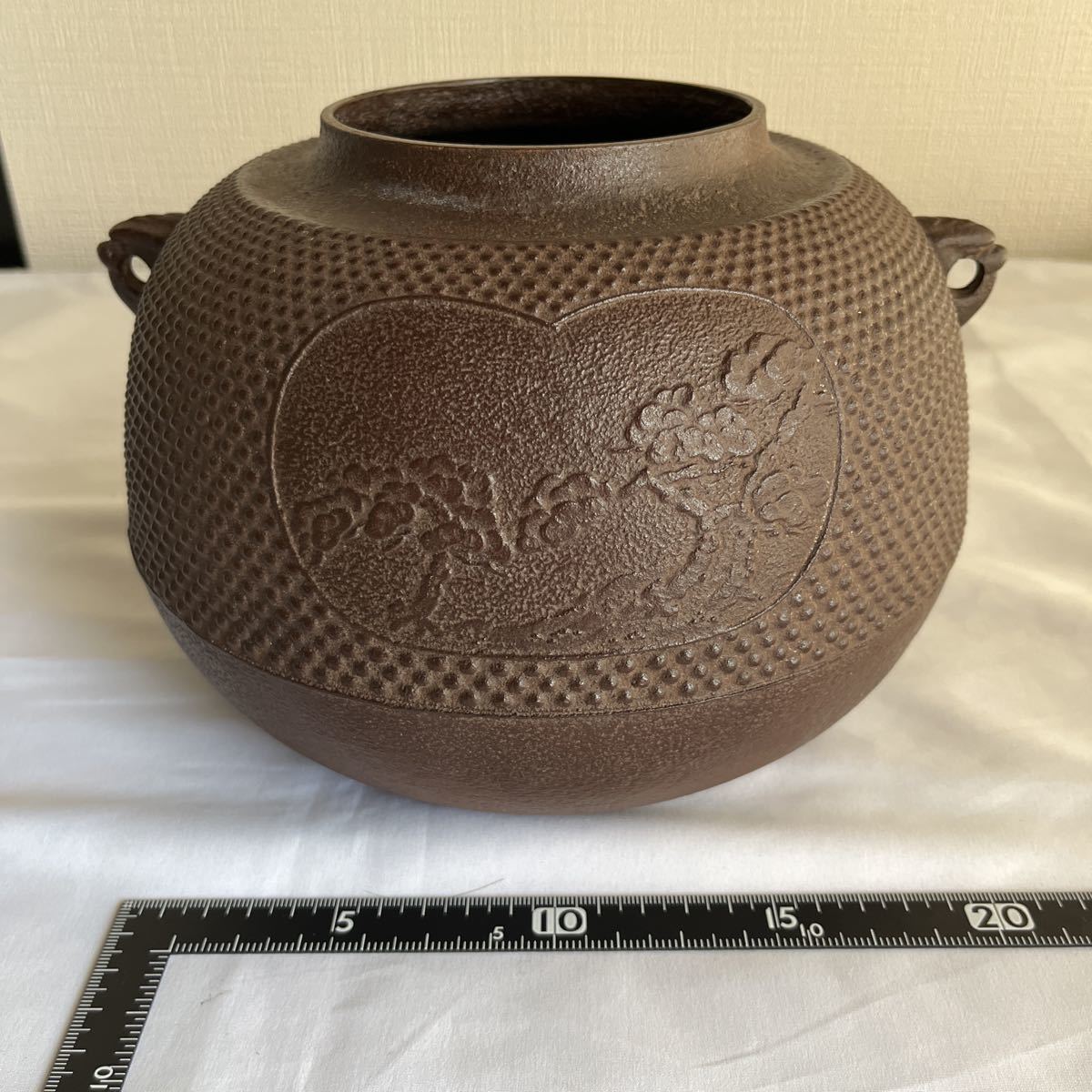 茶道具 茶釜 鉄瓶 鉄製 鉄釜 鉄器 丸釜 風炉釜 アンティーク レトロ