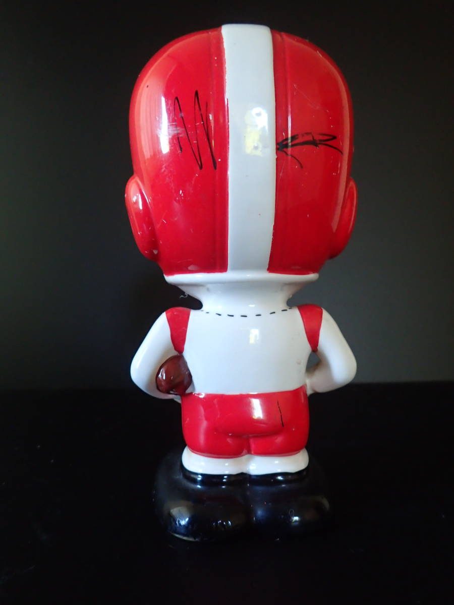 激レア‼️】内藤ルネ アメフト アメリカン・フットボール 陶器 貯金箱