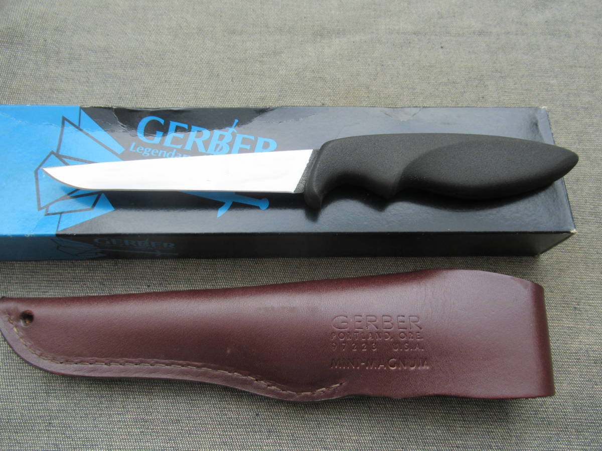 オールド ガーバー プロガイド ミニマグナム ナイフ シースナイフ  