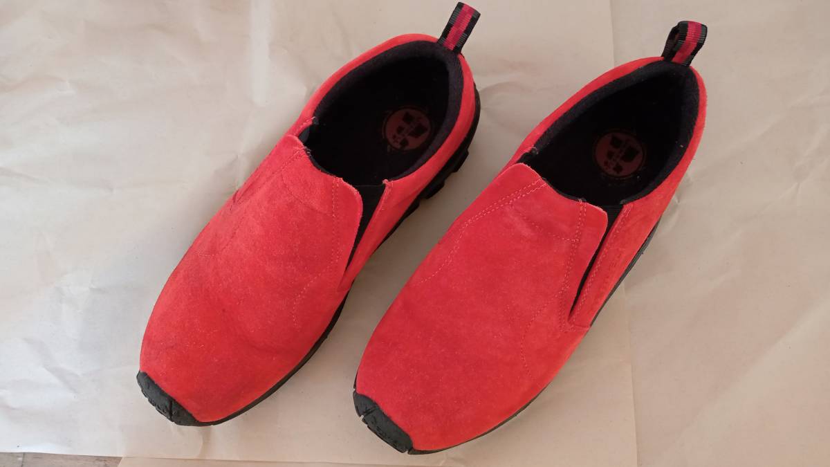 MERRELL メレルJUNGLE MOCジャングルモック レア色 Red Brick☆中古だが新品同様
