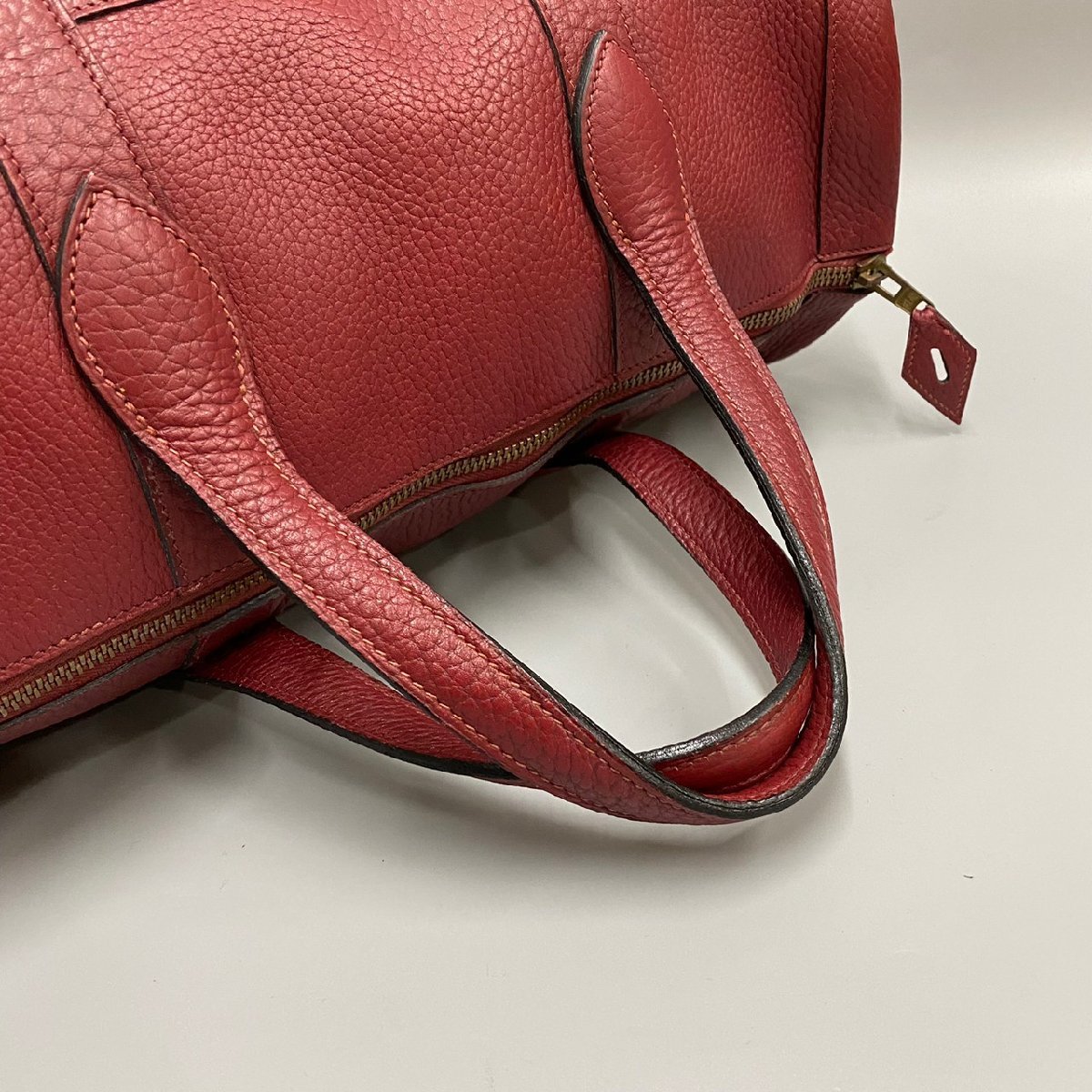 1円 極 美品 ○M 刻印 HERMES エルメス アールディ フィヨルド レザー 