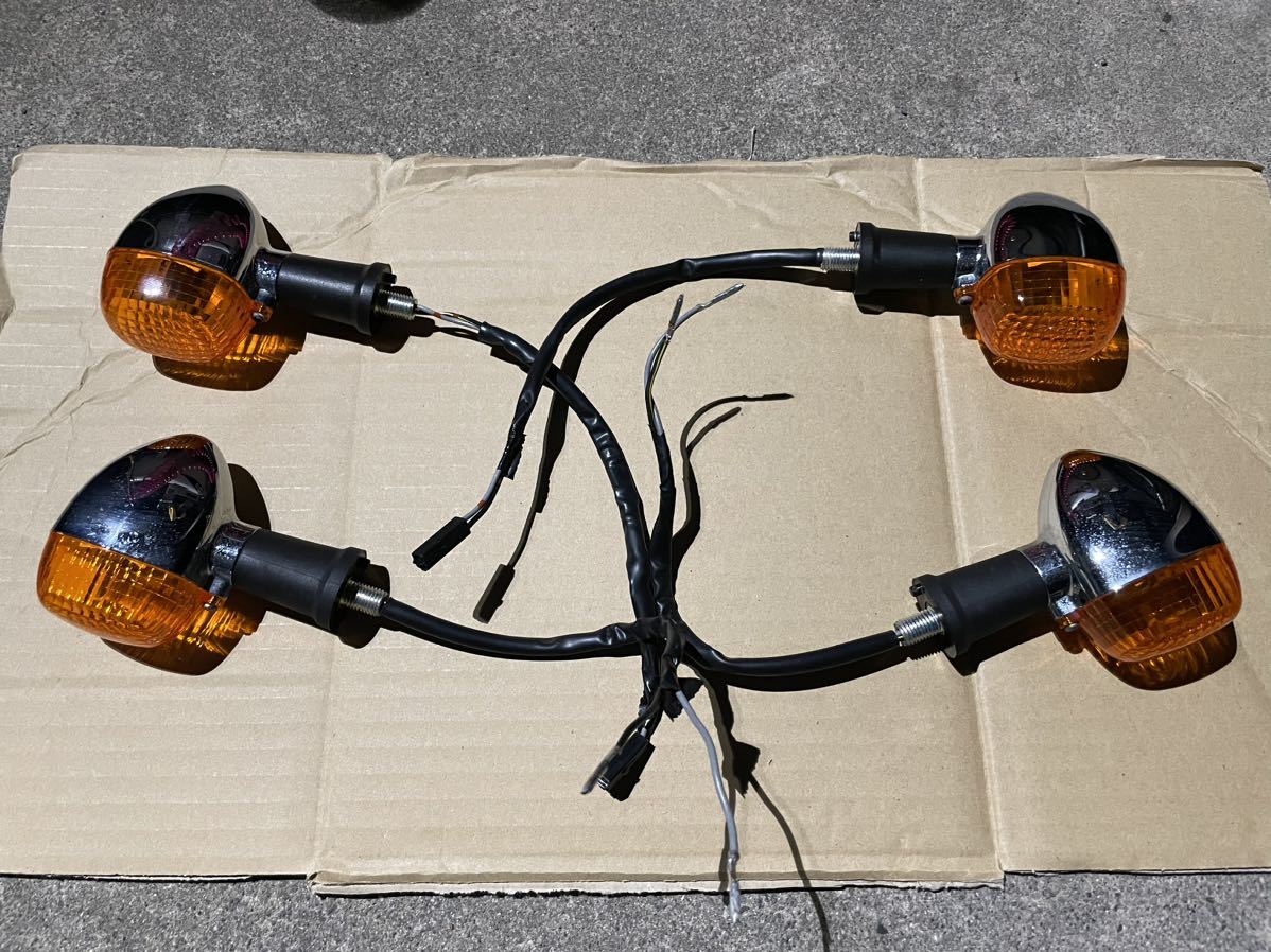カワサキ　エストレヤ　純正ウィンカー　前後セット