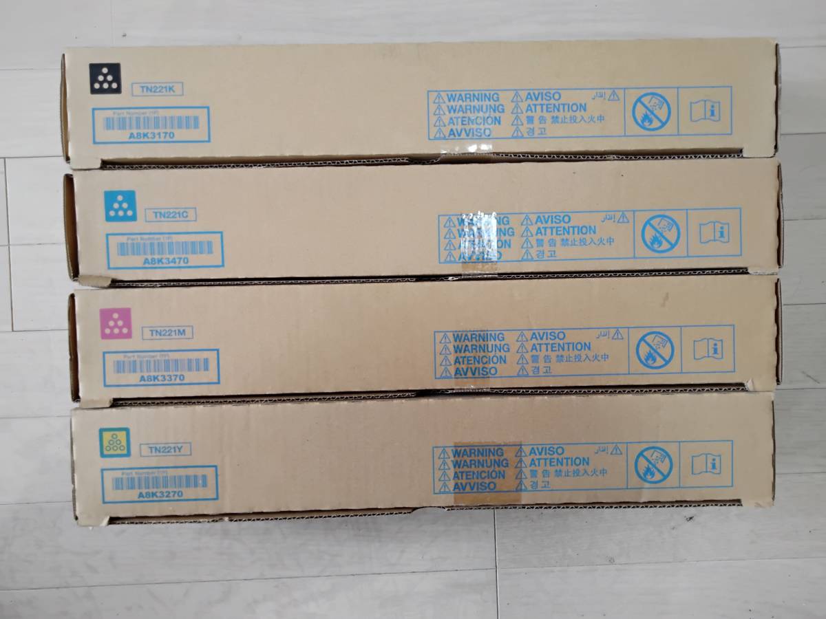 コニカミノルタ トナー TN221 4色セット ② コニカミノルタ TN221