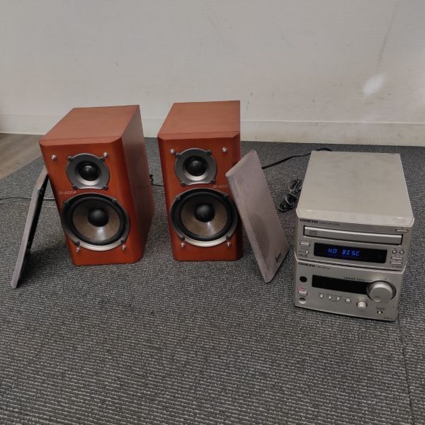 M621-K43-970 ONKYO/オンキョー オーディオ機器セット C-701A R-801A D-022A CDプレイヤー チューナーアンプ スピーカー 通電OK②