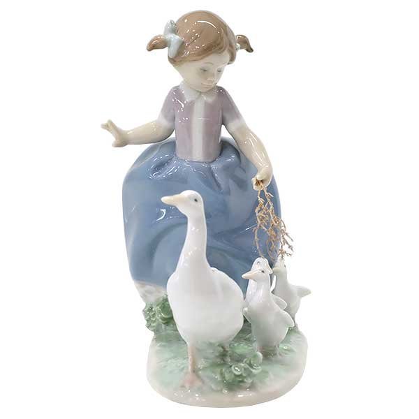 送料無料】【本物】希少☆LLADRO☆リヤドロ☆アヒルの行進☆5503☆陶器