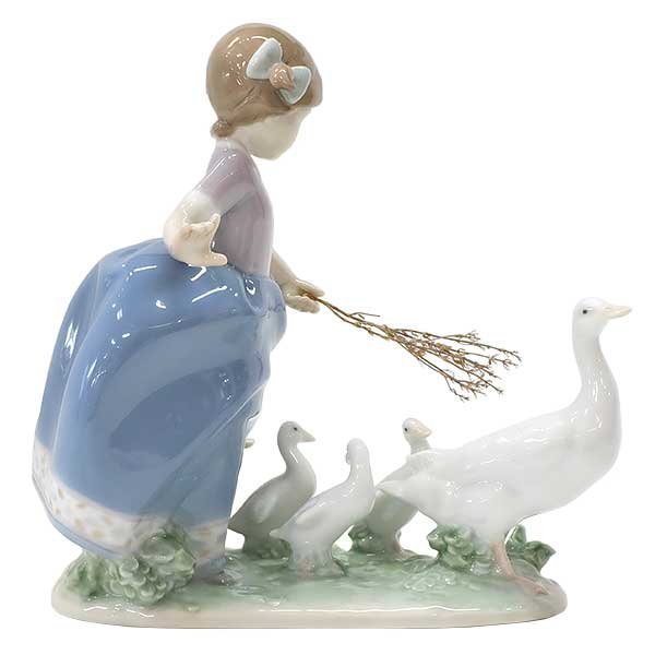 送料無料】【本物】希少☆LLADRO☆リヤドロ☆アヒルの行進☆5503☆陶器