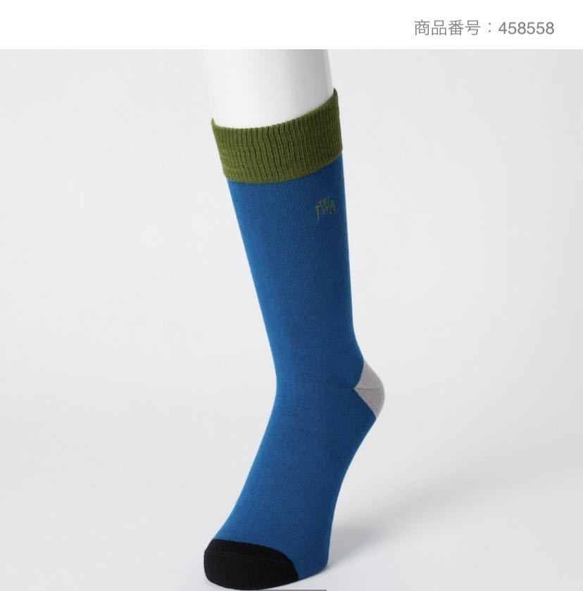 4足セット 2023SSユニクロ&JWアンダーソン カラーブロックソックス25