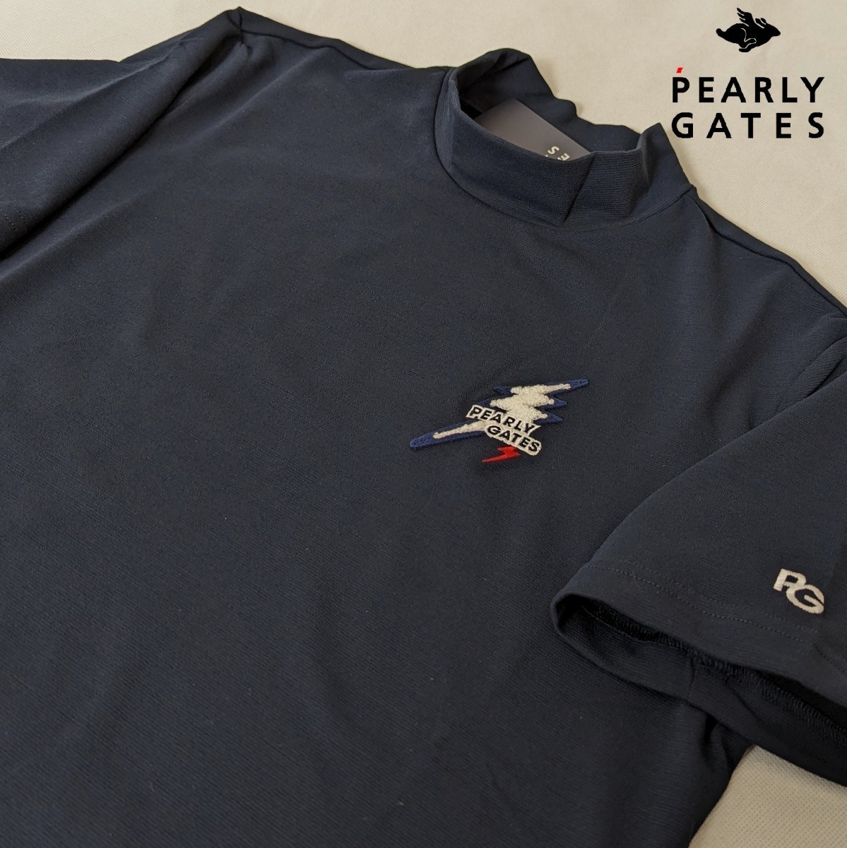 ☆新品正規品 PEARLYGATES/パーリーゲイツ メンズ半袖ハイネック