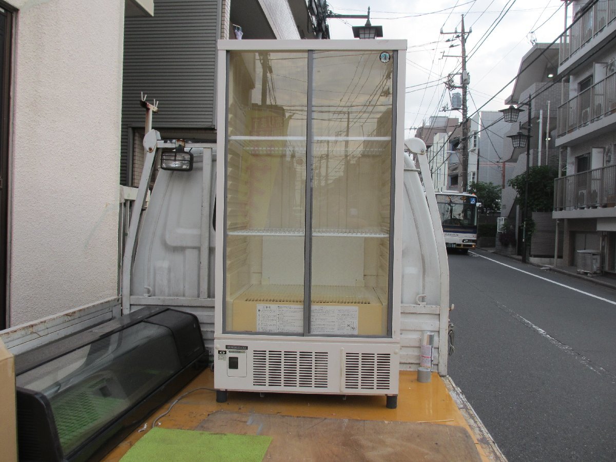 ホシザキ小型冷蔵ショーケース２段棚：寸法幅７０奥５５高１３６ｃｍ：中古良品：